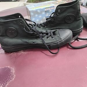 Black Converse High-Top Sneakers